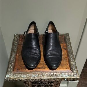 Johnston & Murphy Black Leather Ankle Boots